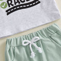 Short Sleeve Crawl Walk Race Baby Set