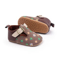 Buckle Strap Floral Baby Shoes
