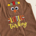 Sleeveless Little Turkey Baby Jumpsuit