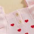 Ruffle Sleeve Valentine’s Day Baby Jumpsuit