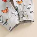 Sleeveless Chicken Baby Jumpsuit   