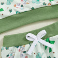 Long Sleeve St. Patrick's Day Bows Baby Set