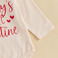 Daddy's Little Valentine Flared Pants Baby Set