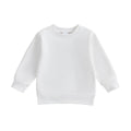 Solid Baby Sweatshirt White 3-6 M