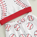 Long Sleeve Baseball Baby Set   