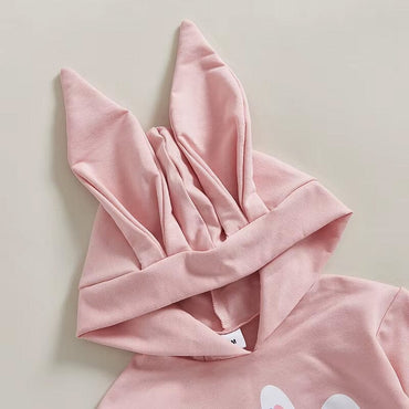 My First Easter Hooded Baby Bodysuit