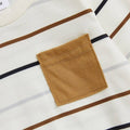 Long Sleeve Striped Pocket Baby Set