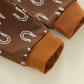 Long Sleeve Horseshoe Waffle Baby Set