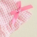 Short Sleeve Boo Checkered Baby Set Sets The Trendy Toddlers 