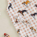 Sleeveless Dog Checkered Baby Romper Rompers The Trendy Toddlers 