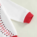 Long Sleeve Baseball Baby Set   