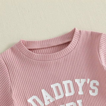 Short Sleeve Daddy's Girl Daisy Toddler Set