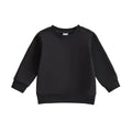 Solid Baby Sweatshirt Black 3-6 M