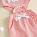 Long Sleeve She's Here Waffle Baby Set Sets The Trendy Toddlers 