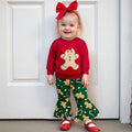 Long Sleeve Gingerbread Flared Toddler Set