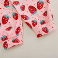 Sleeveless Strawberry Toddler Jumpsuit