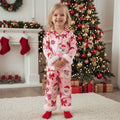 Long Sleeve Pink Christmas Toddler Pajama Set