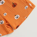 Short Sleeve Pumpkin Baby Set   