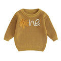 First Bloom Celebration Knitted Baby Sweater Mustard 6-9 M 