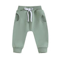 Solid Baby Pants Green 3-6 M 