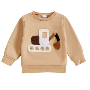 Construction Digger Toddler Sweatshirt