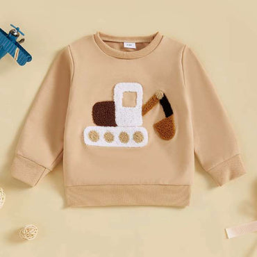 Construction Digger Toddler Sweatshirt