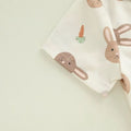 Bunny Shirt Solid Shorts Toddler Set