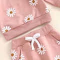 Long Sleeve Daisy Ruffles Baby Set   