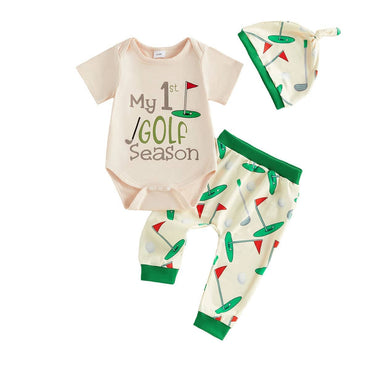 Short Sleeve My First Golf Season Baby Set Sets The Trendy Toddlers 