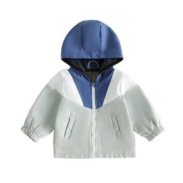 Color Block Hooded Pockets Toddler Jacket Jacket The Trendy Toddlers 