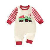 Valentine's Day Truck Baby Jumpsuit