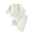 Long Sleeve Lace Bows Toddler Set