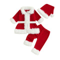Long Sleeve Santa Toddler Girl Costume Red 2T