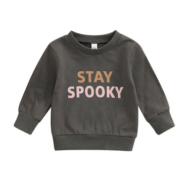 Stay Spooky Baby Sweatshirt sweatshirt The Trendy Toddlers 