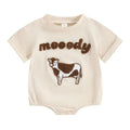 Short Sleeve Moody Baby Bodysuit   