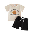 Short Sleeve Little Bitty Baby Set Black 3-6 M