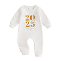 Long Sleeve 2025 New Year Baby Jumpsuit   