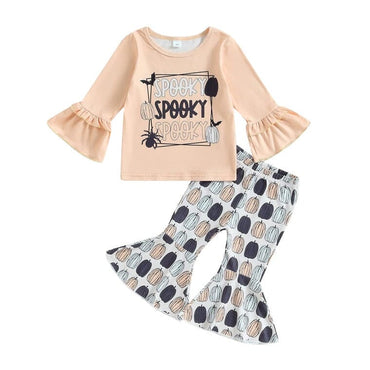 Spooky Flared Pants Toddler Set Sets The Trendy Toddlers 