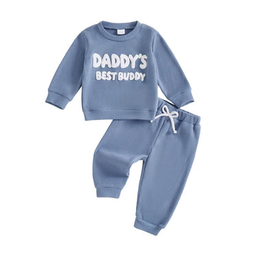 Daddy's Best Buddy Waffle Baby Set