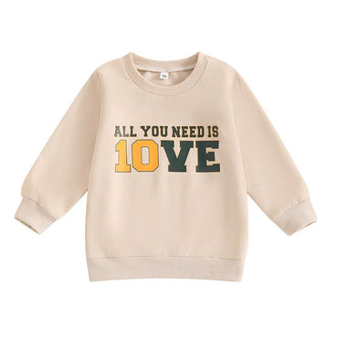 Packers Love Toddler Sweatshirt Beige 2T 