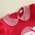 Puff Sleeve Santa Toddler Dress Dresses The Trendy Toddlers 