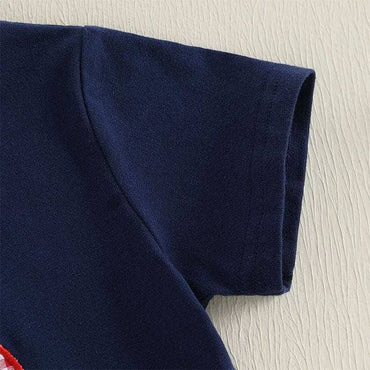 Short Sleeve Plaid Apple Toddler Set Sets The Trendy Toddlers 