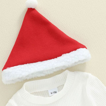 Long Sleeve Christmas Skirt Toddler Set