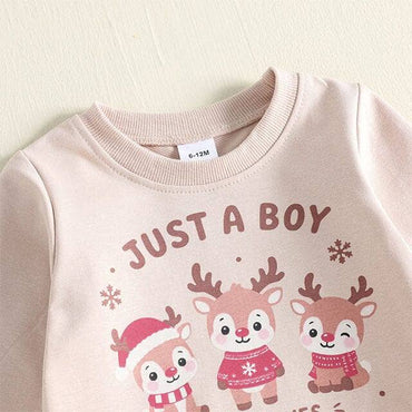 Long Sleeve Christmas Lover Toddler Set
