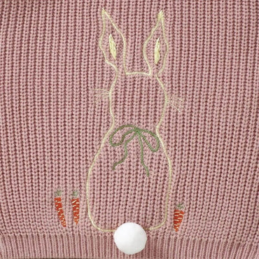 Bunny Knitted Baby Sweater   