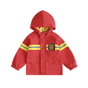 Firefighter Hooded Toddler Jacket