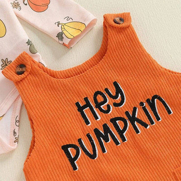 Long Sleeve Hey Pumpkin Baby Set