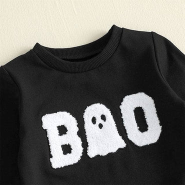 Long Sleeve Boo Ghost Toddler Set