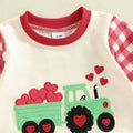 Valentine's Day Truck Baby Jumpsuit