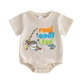 Short Sleeve Reel Cool Dad Baby Bodysuit Bodysuit The Trendy Toddlers Beige 0-3 M 